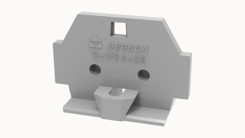 Торцевая крышка D-WS4-DB-01P-11 - Торцевая крышка, для клемм WS4-DB…, цвет: серый
