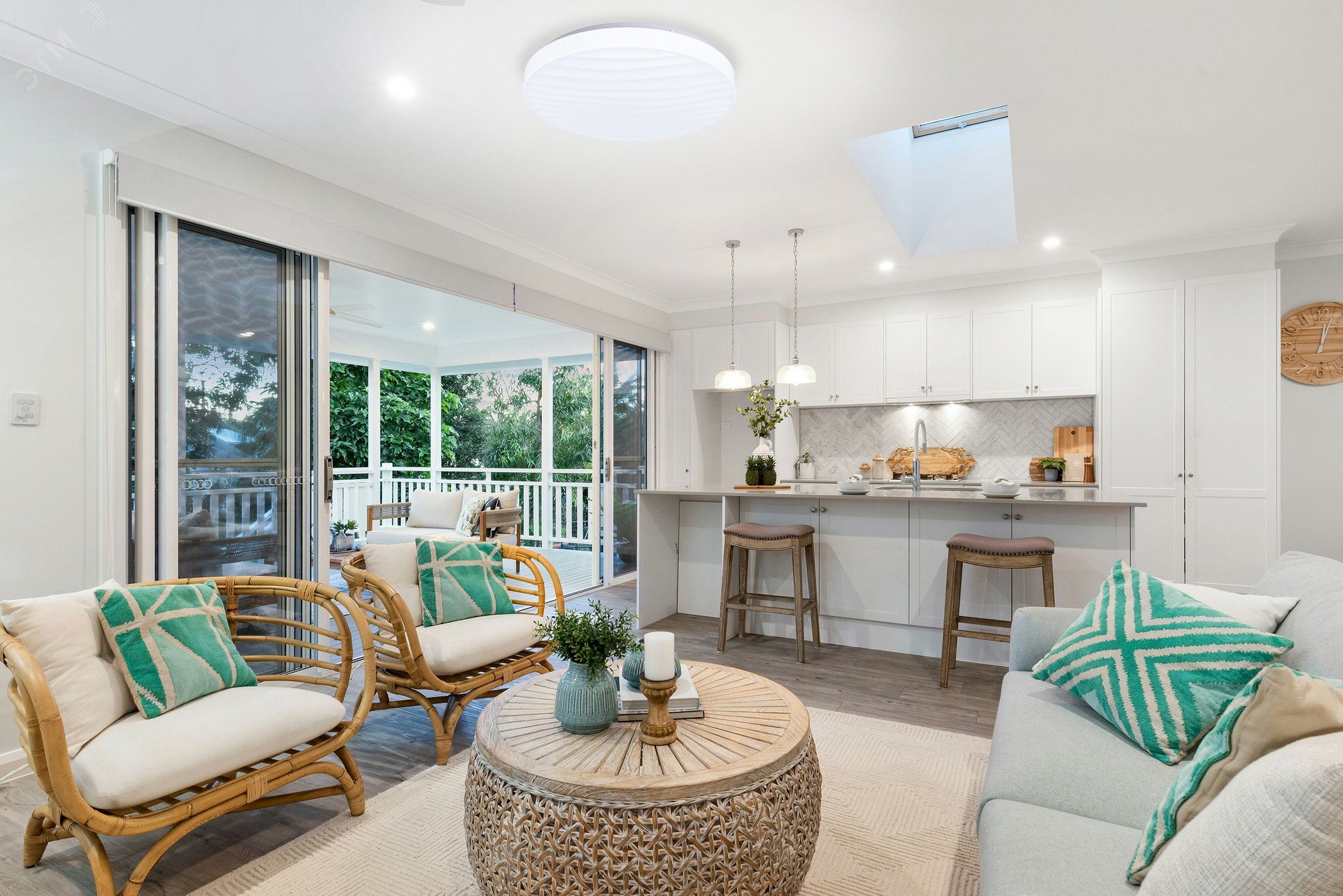 Светильник светодиодный PREMIUM MIRAGE 75Вт 230В 3000-6500К 6000лм IP40 495х105мм настенно-потолоч. управляемый с пультом ДУ КОСМОС KSMira75W