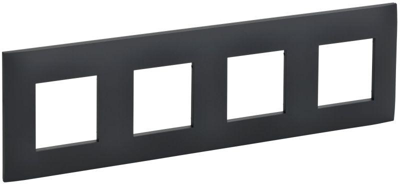 SKANDY Рамка 4-местная SK-F04G графит IEK SK-M42-K53