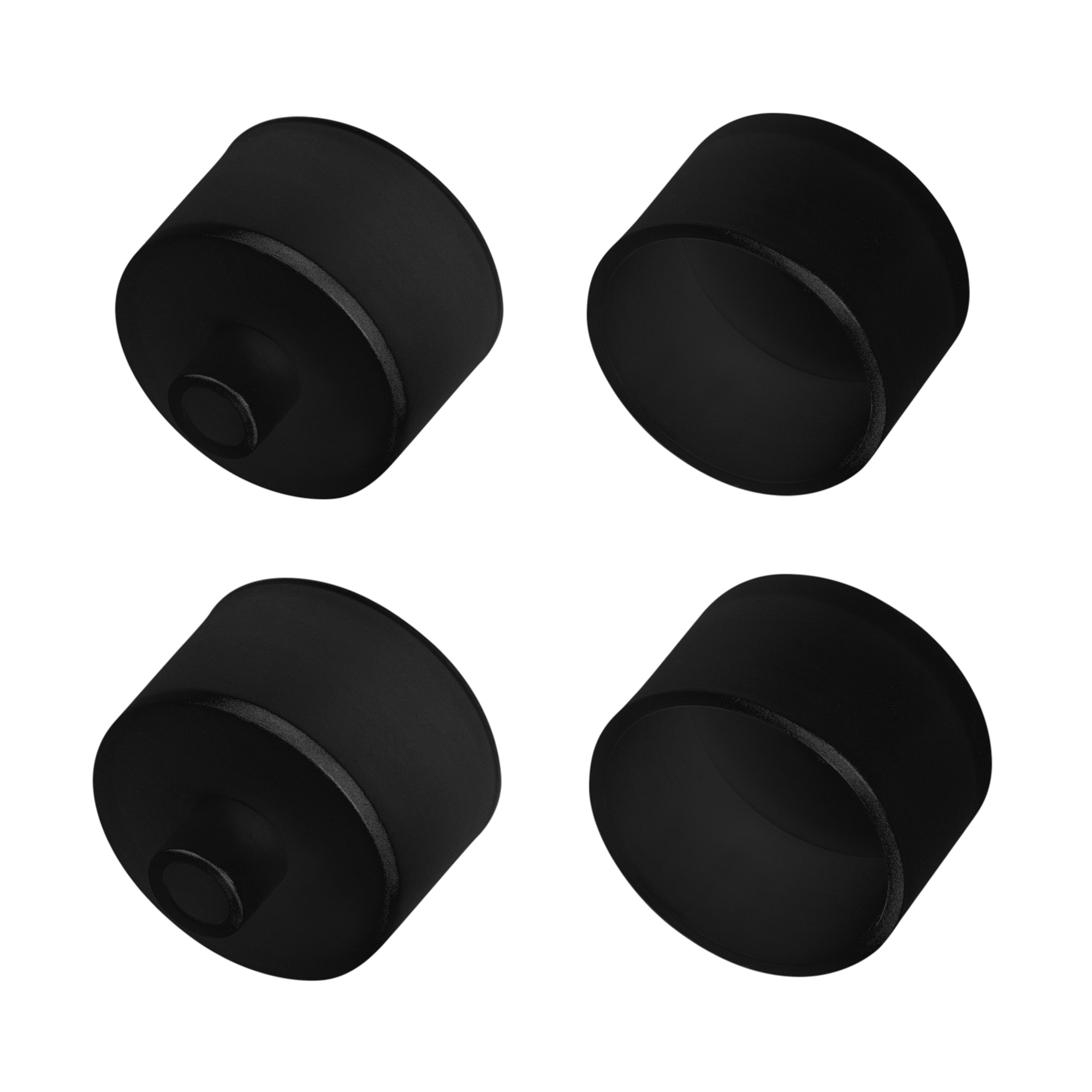 Заглушка WPH-FLEX-D22-360deg BLACK с отверстием 045884 - Черная заглушка с отверстием для силиконового профиля WPH-FLEX-D22-360deg. Материал - силикон. В комплекте 4 заглушки. Цена за комплект.