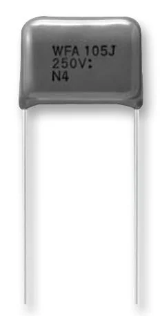 ECWF2W475JA - Конденсатор металлоплёночный полипропиленовый 4.7мкФ ±5% 450В (26.3х13.8х19.6мм) радиальный 22.5мм 105°С пакет