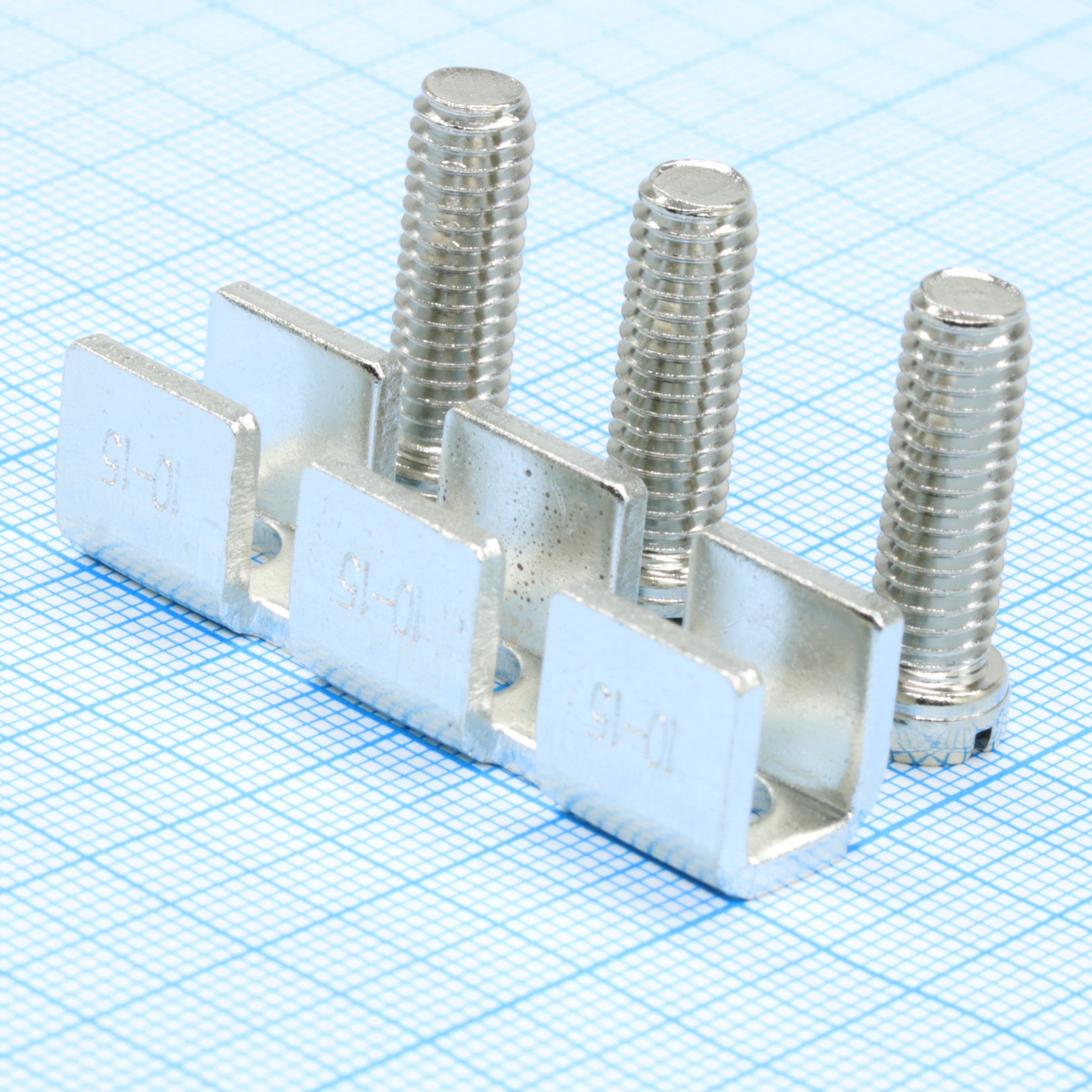 Соединительная перемычка UFBI 3-15 - Соединительная перемычка, винтовая, не изолированная, 3 полюса, для клемм: UKJ-35, UKJ-35N, UKHV-35, сталь