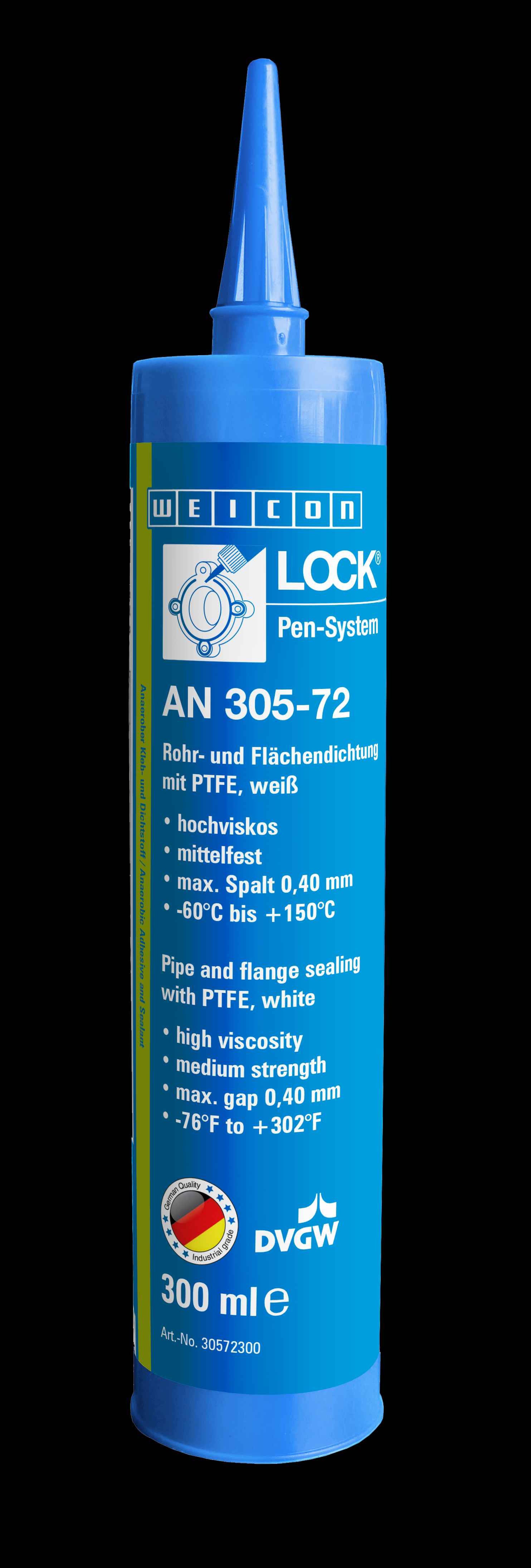 wcn30572300 - 10026707 WEICONLOCK AN 305-72 Герметизация резьбовых соединений труб и фитинга (300 мл) средняя прочность, вы