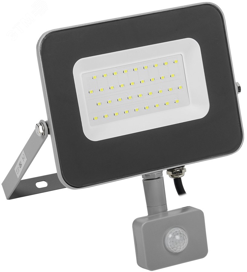 Прожектор светодиодный СДО 07-30Д 30Вт 6500К IP54 с датчиком движ. сер. LPDO702-30-K03