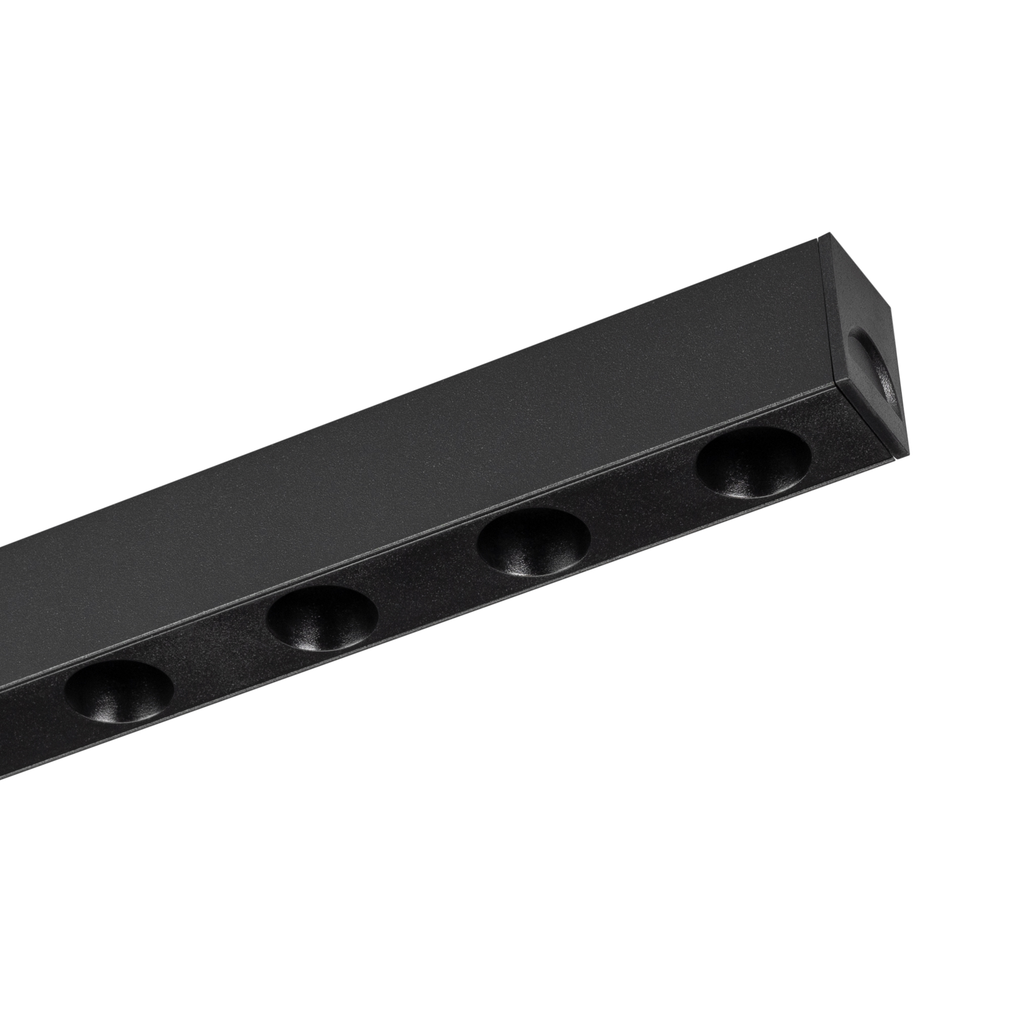 Светильник MAG-DOTS-25-L1000-30W Warm3000 (BK, 30 deg, 24V) 034211 - Светильник для магнитных треков шириной 25 мм, 30 Вт. Цвет свечения теплый 3000K, световой поток 1600лм, угол 30°, CRI>90. Корпус прямоугольный, металл, цвет черный, IP20. Размеры LxWxH 