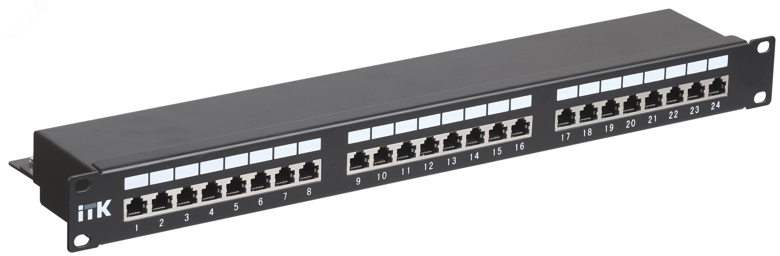 Патч-панель 1 юнит кат.5Е STP 24 порта (IDC Dual) PP24-1UC5ES-D05