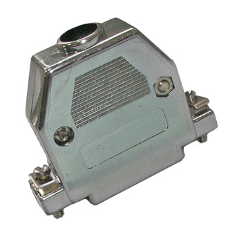 DSUB PLASTIC CASE (DN-25C) - Кожух к разъему D-SUB 25pin пластиковый, хромированный