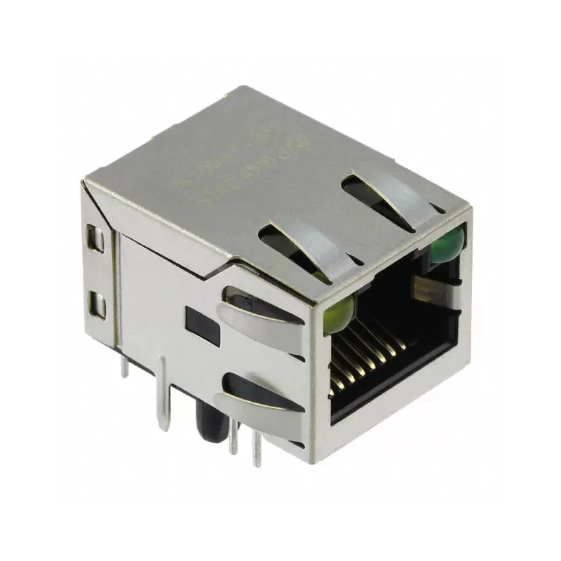 JXD1-0001NL - Розетка на плату RJ45 CONNECTOR, JACK, 8P8C, CAT3/5, THT
