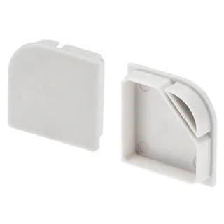 Заглушка ARH-KANT-30S глухая 016560 - PVC серая заглушка, глухая, для профиля KANT-H30 с угловым экраном.