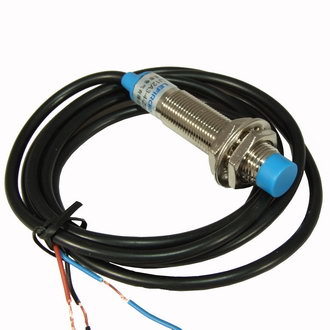 EM-721 - Индуктивный концевой переключатель LJ12A3-4-Z/BX (NPN) на проводе 1м, нормально разомкнутый контакт, 300mA