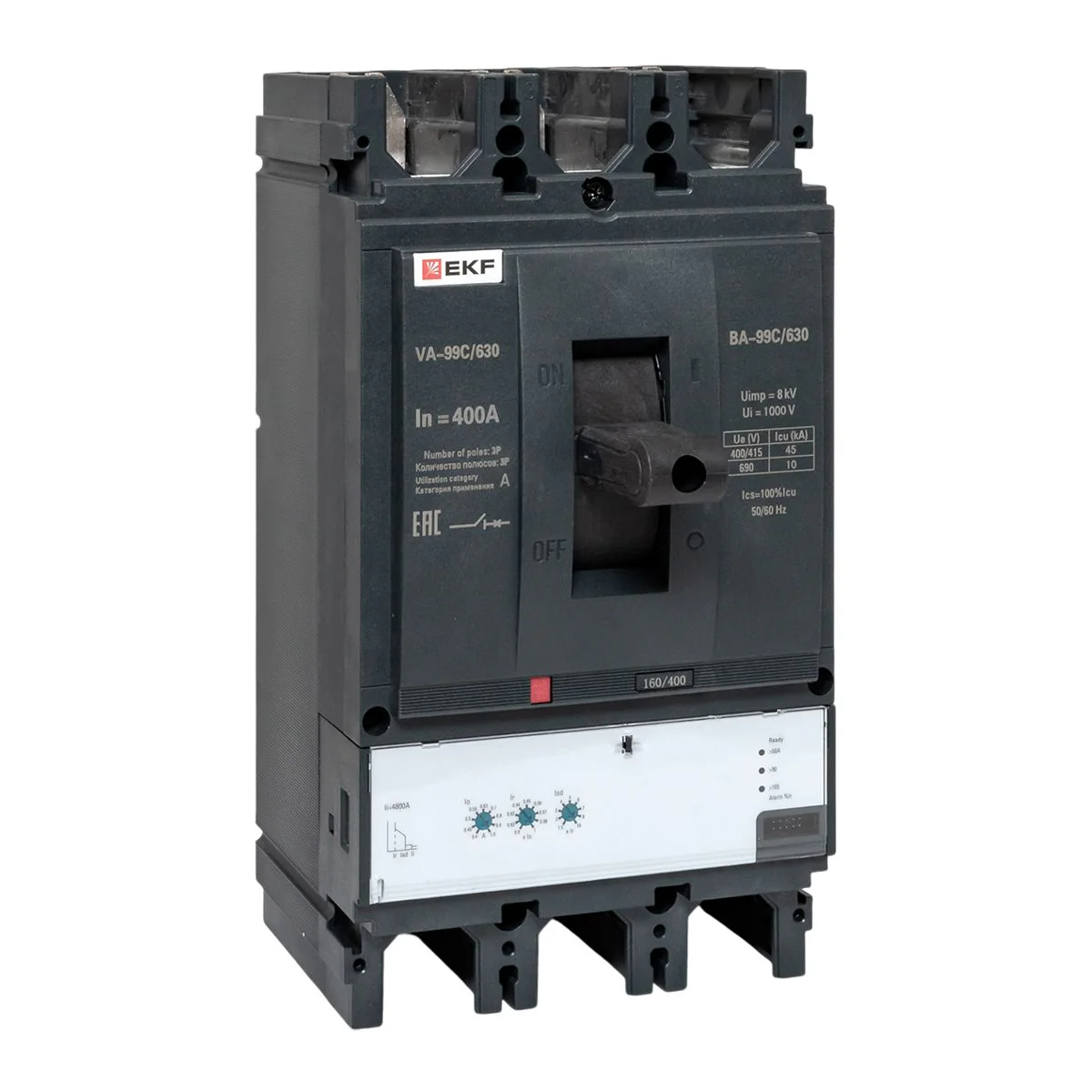 Выключатель автоматический ВА-99C (Compact NS) 630/400А 3P 45кА EKF PROxima(кр.4шт)
