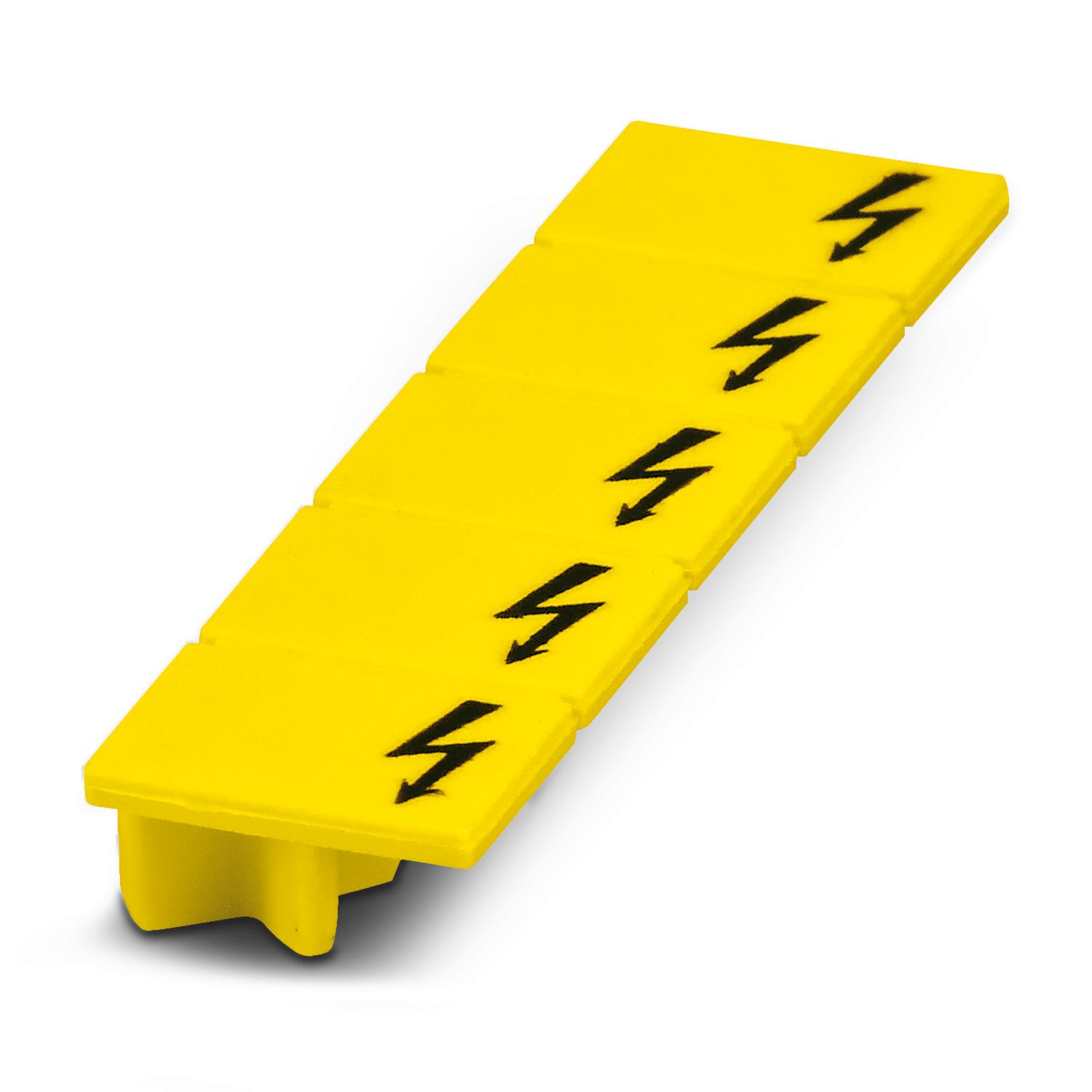 Маркировка "Безопасность" 206701 - Маркировка, знак "Молния" для клемм 206..., 5 штук, цвет желтый