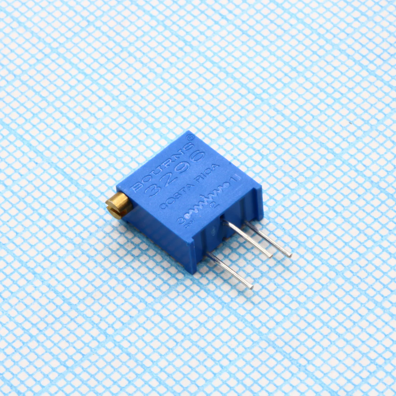 3296Z-1-102LF - Потенциометр многооборотный керметный 1кОм 0.5Вт PC PIN