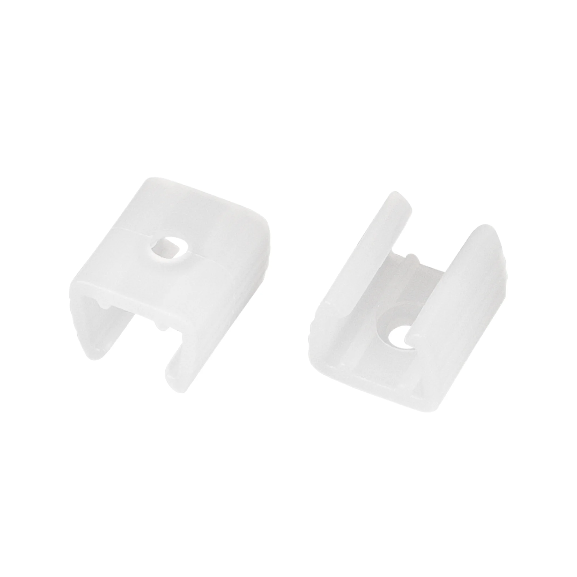 Держатель AURORA-1608-CLIP CLEAR 039357 - Клипса из прозрачного пластика для гибкого неона AURORA сечения 16х8мм. Длина 19мм, ширина 10 мм.