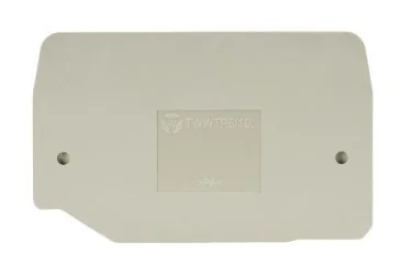 Пластина разд. TW WTP 6/10 - Разделительная пластина, для клемм WTP 6/10..., цвет: серый
