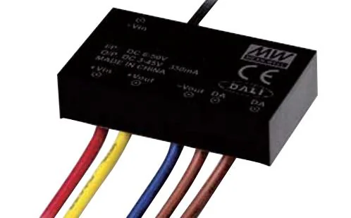 LDD-1050H-WDA - DC/DC LED понижающий, вход 6…50В, выход 3…45В/1.05А, КПД до 95%, DALI, 40.6x23.5x10.1мм, проводные выводы, -40…65°C, пластик