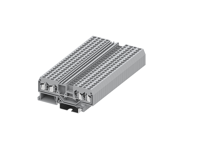 Проходная клемма 225931 - Проходная клемма, TA2.5, 4 точки подключения, тип фиксации провода: пружинный, номинальное сечение: 2,5 мм кв., 24A, 800V, ширина: 5 мм, цвет: серый, тип монтажа: DIN 35