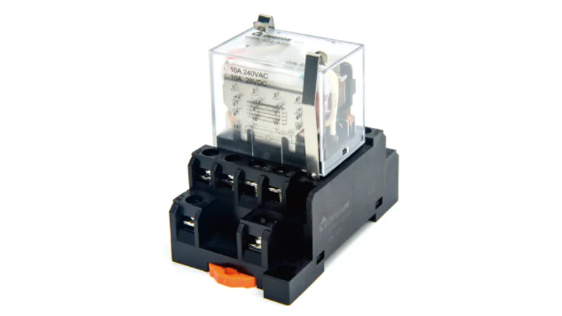 Реле с колодкой DRPLS-4C-L-A220 - Реле с колодкой, 4 группы переключающих контактов, 220VAC, 10A, в комплекте: реле DRPL-4C-L-A220-02Z(H), колодка DPTF14A-E3-00Z(H)