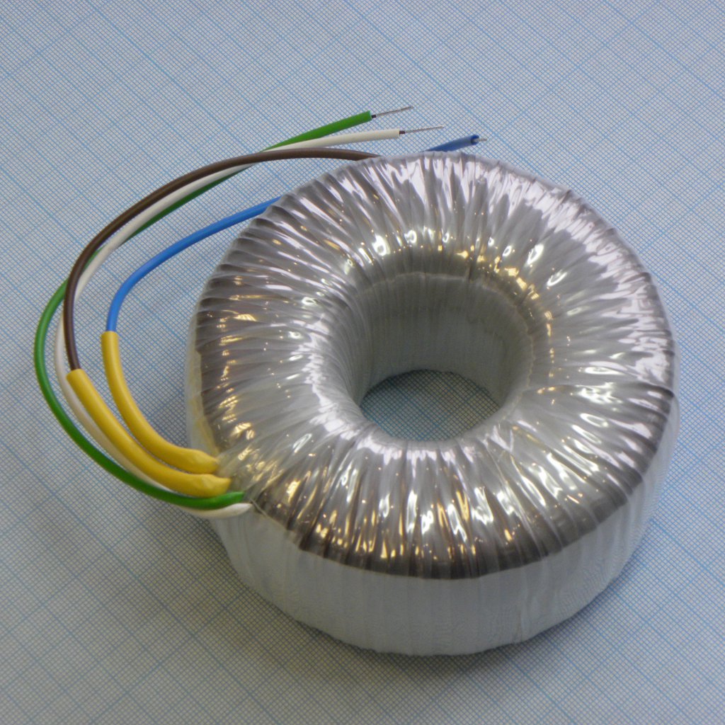 58-0300-230-S - Тороидальный трансформатор 300ВА 230В 230В 1,3A (117x61мм)