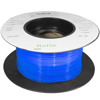 FT 0.56X0.15X305 BLUE - Фторопластовая трубка 0.56мм, синяя, бухта 305м