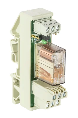 Реле WRS-REL-2W-250V5A - Интерфейсный релейный модуль, 2 переключающих контакта, материал контакта: AgNi+HV, рабочее напряжение: 24 V AC/DC, номинальное напряжение переключения: 250 V AC/DC, коммутируемый ток: 5 A, с винтовой фиксацией провода, серия flar