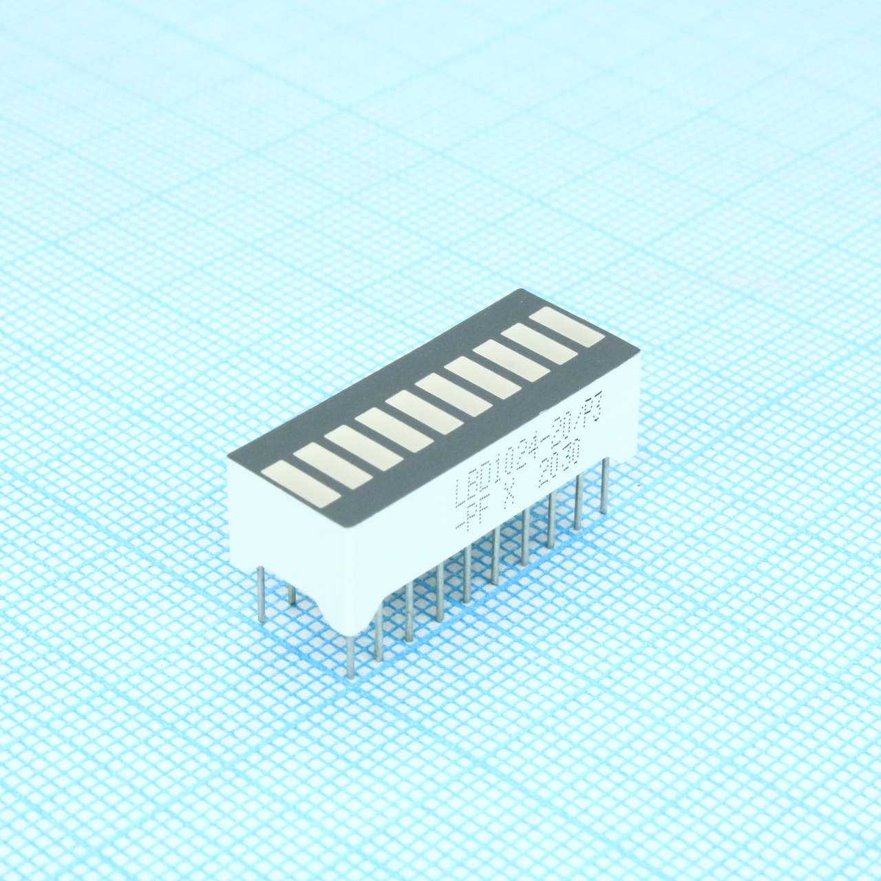 LBD1024-20/P3/A-PF - 10 сегментный шкальный дисплей/красный/625нм/2.2-9мкд