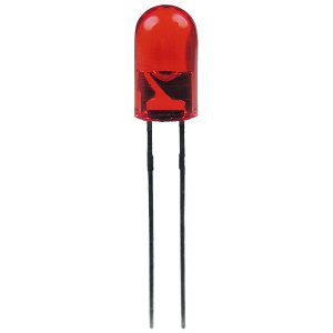 L-1503IT - Светодиод 5мм/красный/625нм/28-80мкд/прозрачный красный/30°