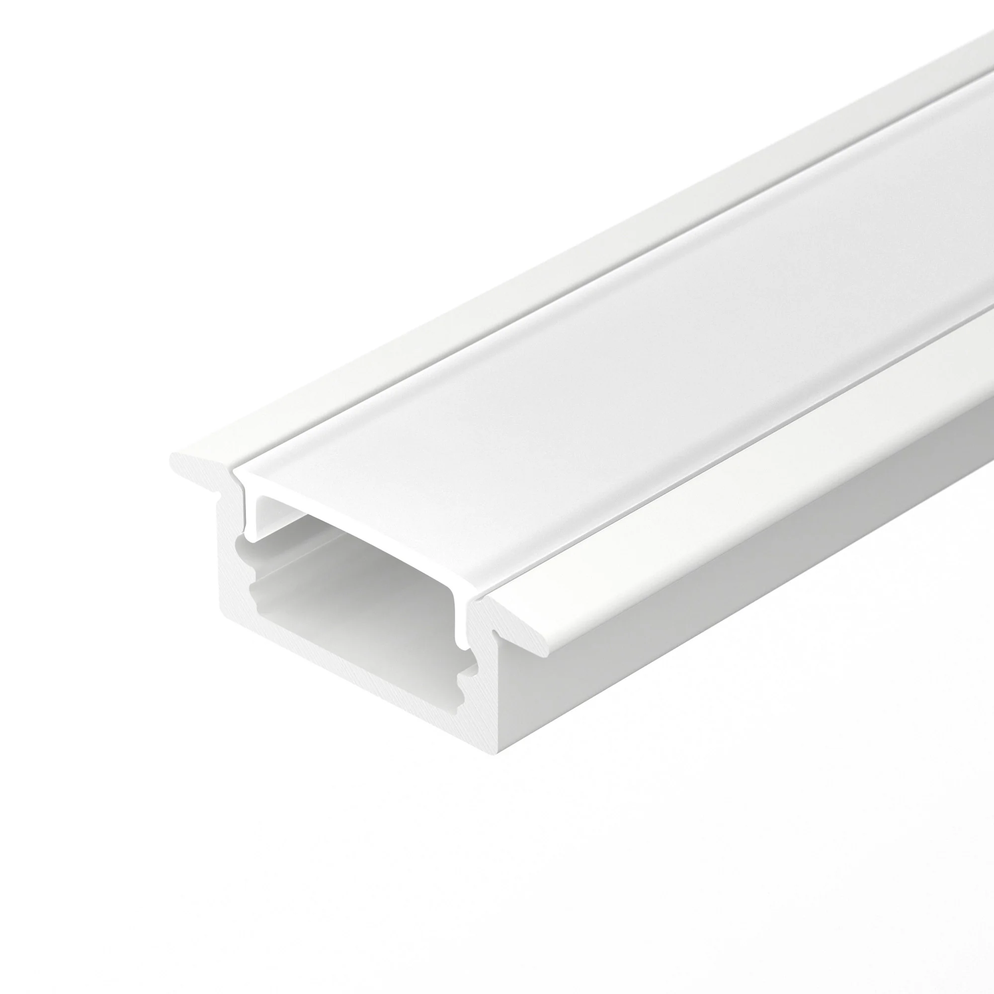 Профиль LINE-2308-F-2000 WHITE 044237 - Алюминиевый встраиваемый профиль для светодиодных лент и линеек. Цвет - белый RAL9003 (порошковая окраска). Габаритные размеры (LхWхH): 2000x23x8 мм. Паз для установки 17 мм. Ширина площадки для ленты 12 мм.