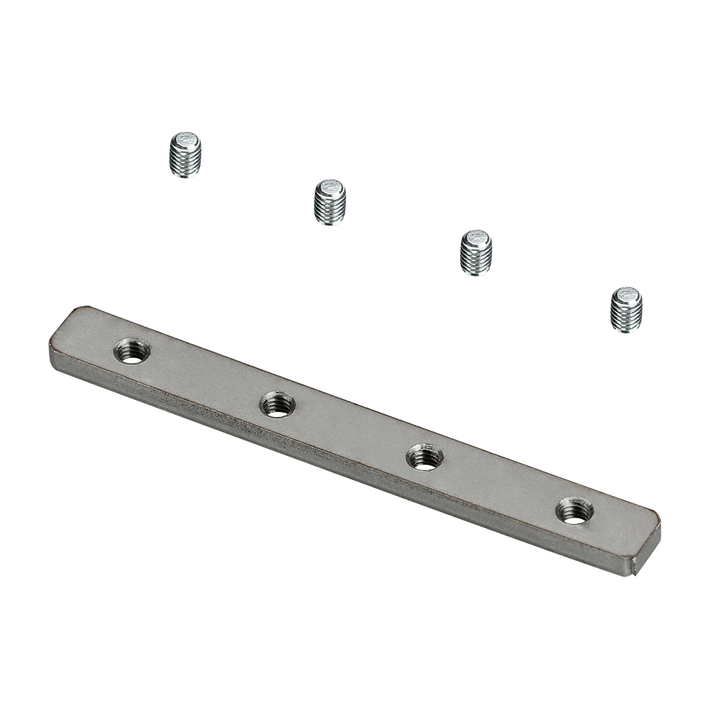 Соединитель ALU-180 прямой 024193 - Соединитель для профиля ALU-LINE-DUO, ALU-SWISS-20-2000. Используется для соединения профиля в прямую линию. Цена за 1 соединитель и 4 винта.