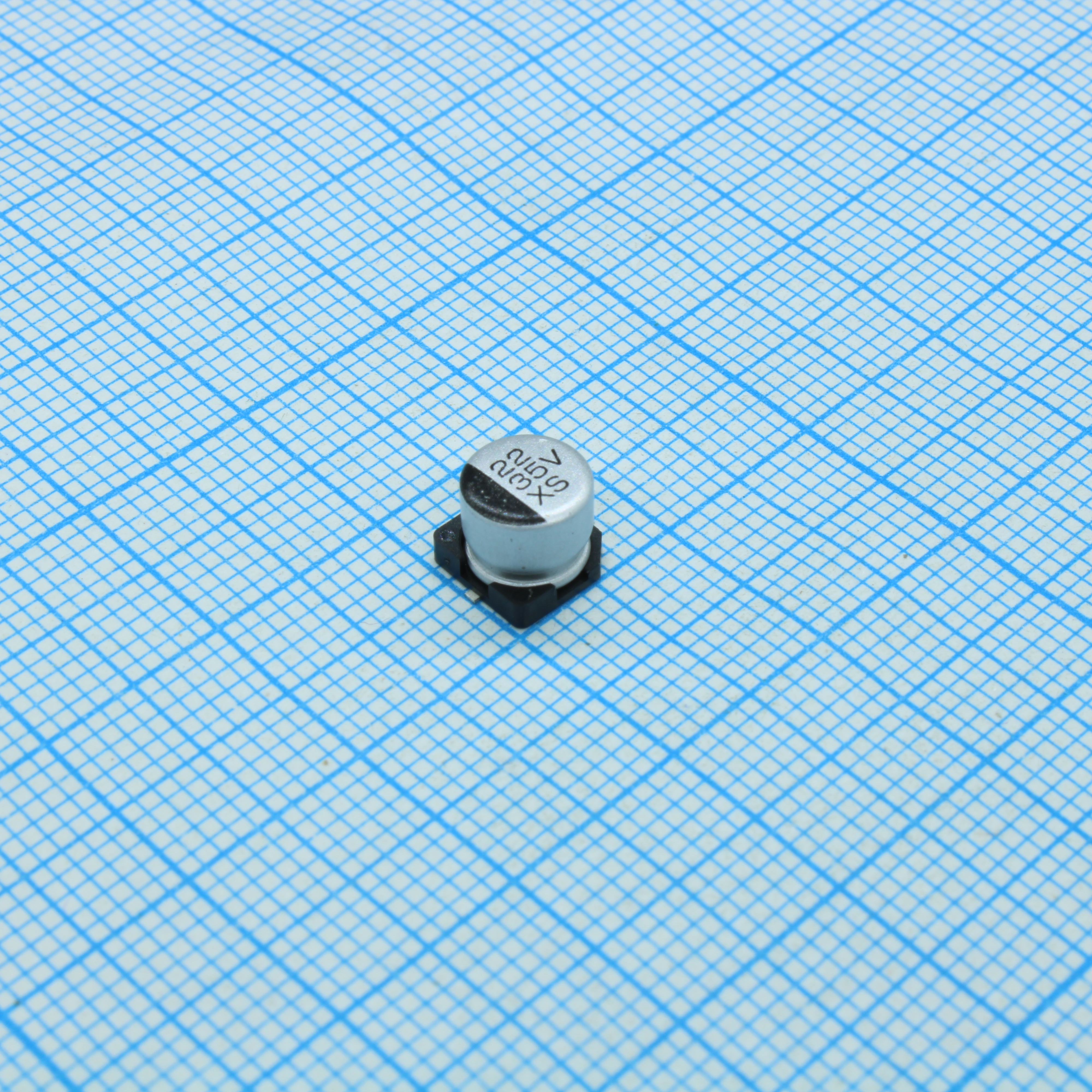 TS13C01V220MET000R - Конденсатор алюминиевый электролитический SMD 22мкФ 35В ±20% (6.3 X 5.4мм) 29мА 2000час 85°С лента на катушке