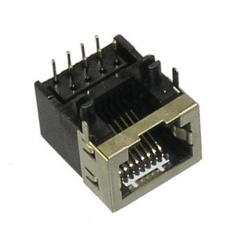 TJ11-8P8 СЕТЕВАЯ РОЗЕТКА - Разъем RJ TJ11-8P8 cетевая розетка, под пайку