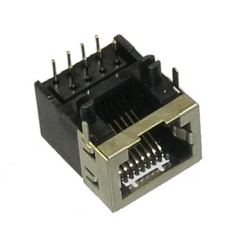 TJ11-8P8 СЕТЕВАЯ РОЗЕТКА - Разъем RJ TJ11-8P8 cетевая розетка, под пайку