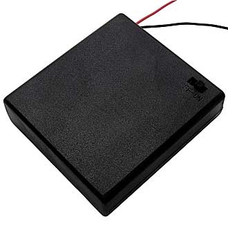 BH640  AA  4X1 ЗАКРЫТЫЙ - Батарейный отсек BH640 AA 4x1, закрытый