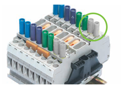 Тестовый штекер SB 4 GRAU - Тестовый штекер для измерительных клемм WK6 TK, цвет серый