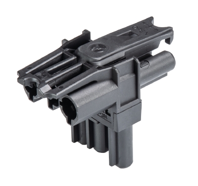 Разветвитель GST18I3VK2P1T V  SW - Распределительное устройство, 1 вход / 2 выхода, тип: T, 3 полюса, серия gesis GST18i3, номинальное напряжение: 250V, номинальный ток: 20А, цвет: черный