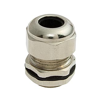 MBA16-10 - Кабельный ввод спиральный ZTM-ELECTRO MBA16-10, никелированная латунь