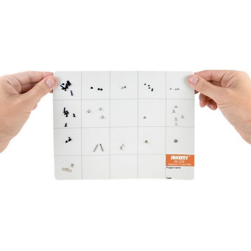 Коврик магнитный JM-Z09 - Коврик для запчастей и винтов 200*250, в комплекте с маркером и ластиком.