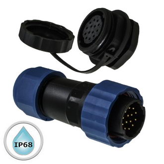 SZC21 14P-M-FB - Разъём герметичный SZC21 14P-M-FB, 14 контактов