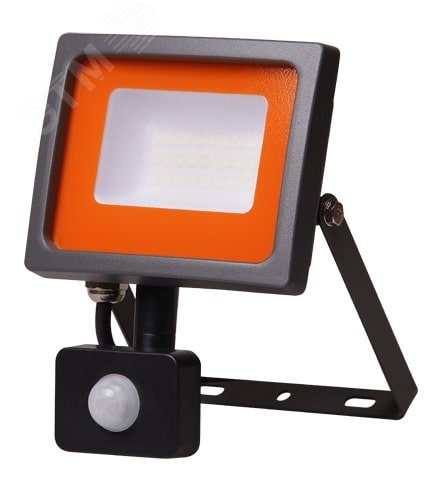 Прожектор светодиодный PFL-SC SENSOR 30Вт 6500К IP54 190-260В ДО закален. матов. стекло 5001411