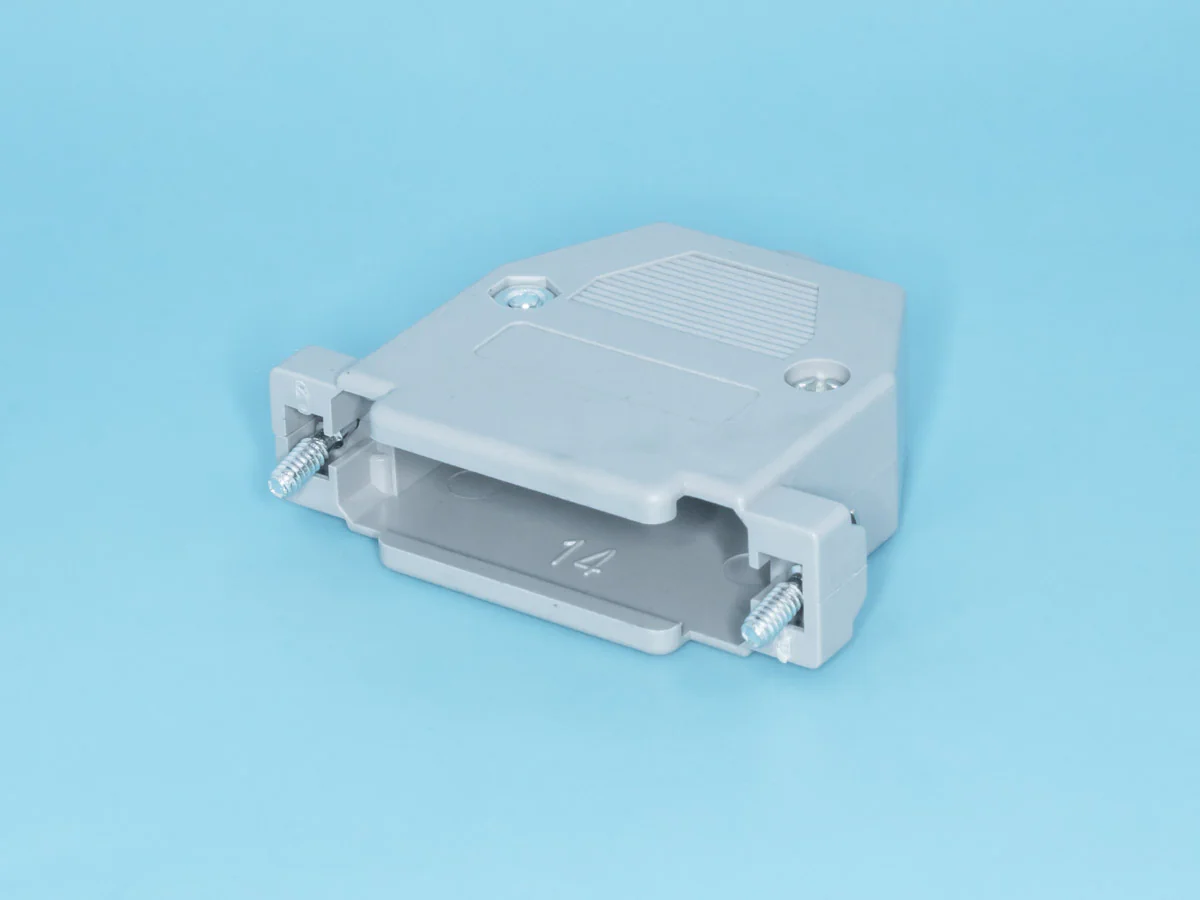 DP-25C-G - Кожух для D-SUB разьема 25 pin, пластик, серый