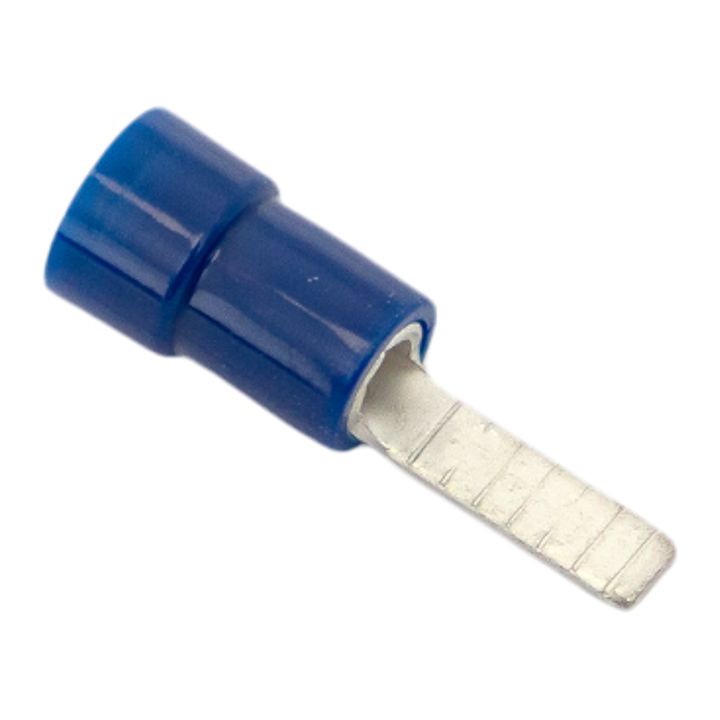 Наконечник штыревой плоский изолированный НШПИ 1.0-2.5 (уп 50шт) PROxima nshpi-1.0-2.5