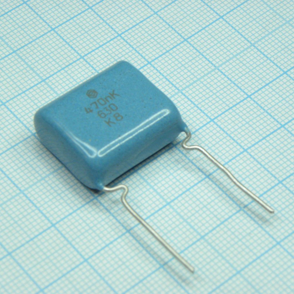 К73-17-630-0.47  10% - Конденсатор металлопленочный полиэтилентерефталатный 630В 0.47мкФ ±10%