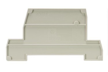 Крышка бок. API 4/3/V0 - Крышка боковая, для клемм WKI 4/3..., цвет: серый