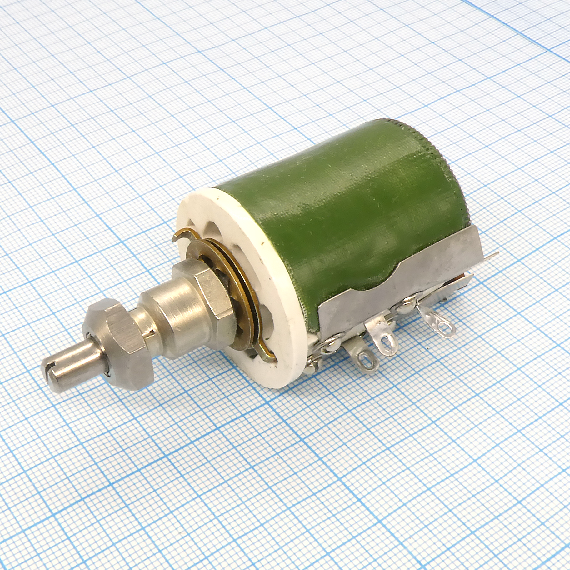 ППБ-25Е      10 ±5% - Резистор переменный проволочный 10Ом ±5% 25Вт