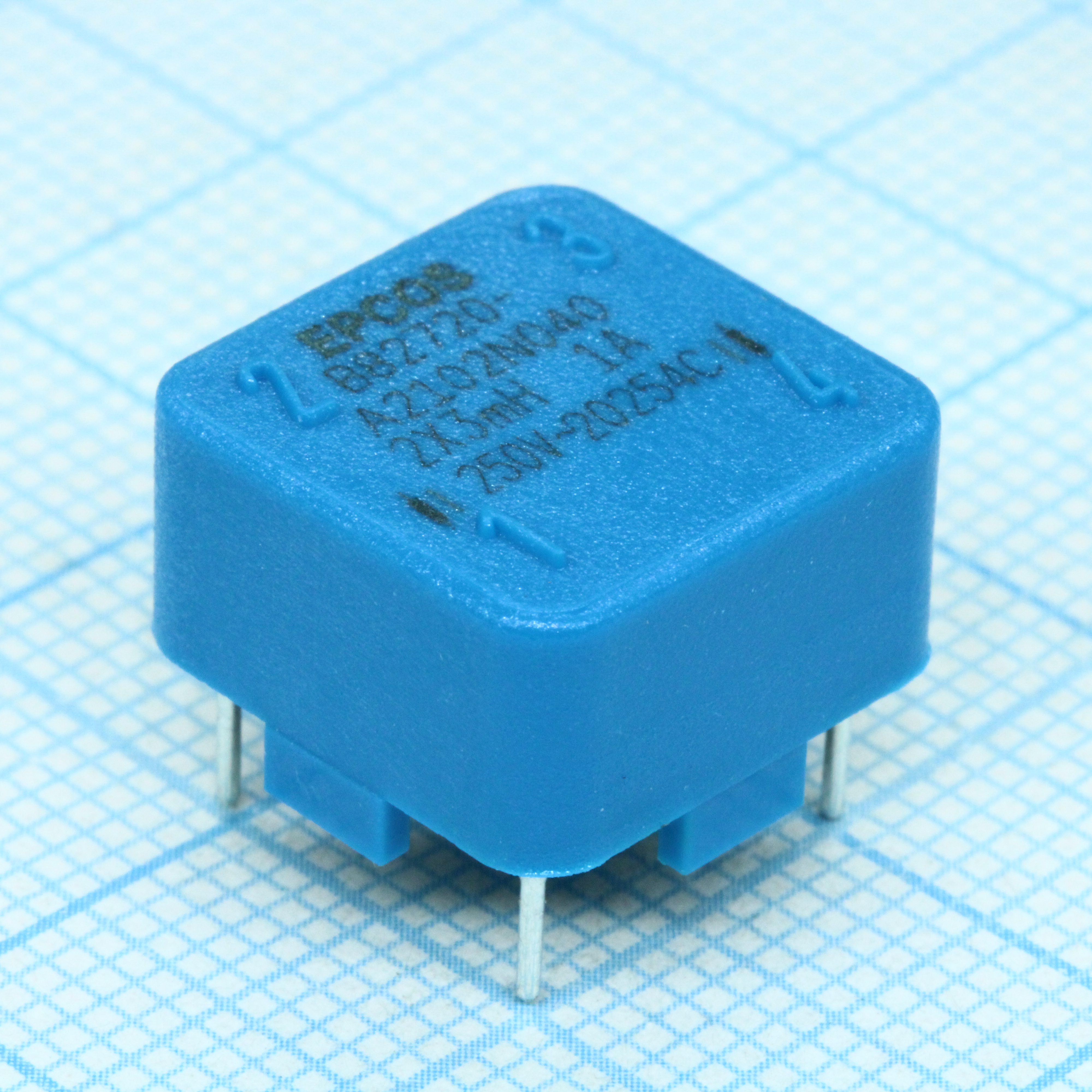 B82720A2102N040 - Синфазный дроссель 2x3мГн 1.0A кольцевой сердечник