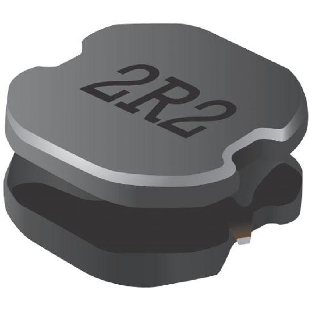 SRN8040-101M - Катушка индуктивности силовая проволочная полуэкранированная 100мкГн ±20% 100кГц 10Q-Фактор феррит 1A 400мОм по постоянному току лента на катушке