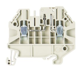 Клемма WT2.5 TKM D 58.503.2155.0 - Проходная клемма с габаритами WT 2,5 TKM, тип фиксации провода: винтовой, номинальное сечение: 2,5 мм кв., 20A, 500V, ширина: 5 мм, цвет: серый, тип монтажа: DIN 35