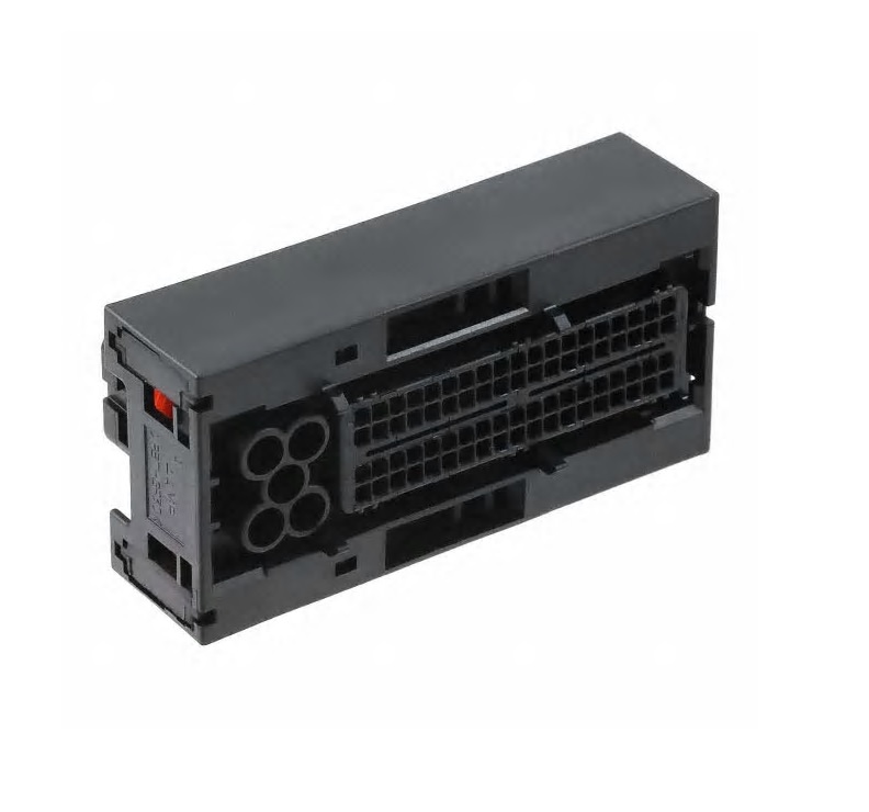 1473244-1 - Корпус разъема розетка 81 контакт(-ов) прямой монтаж на кабель черный лоток автомобильного применения