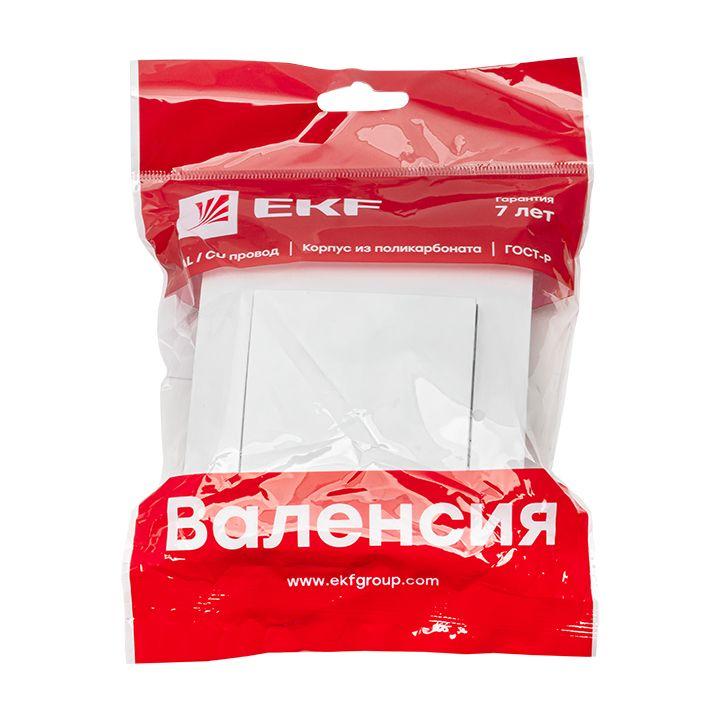 Выключатель 1-кл. СП Валенсия 10А IP20 бел. PROxima EWV10-021-10