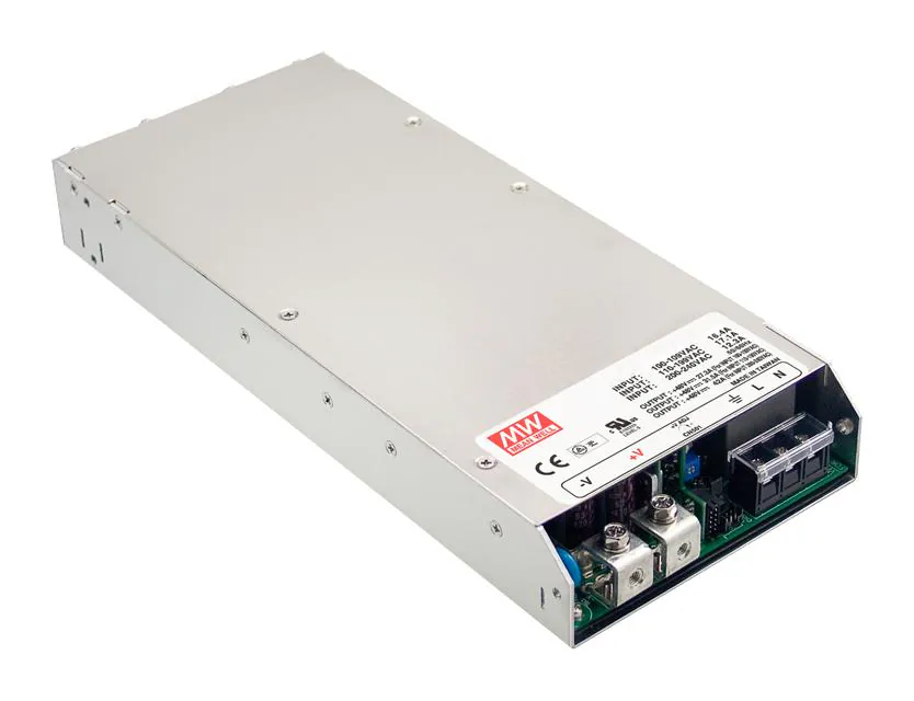 RSP-2000-12 - AC-DC, 1200Вт, вход 90…264V AC, 47…63Гц /127…370В DC, выход 12В/100A, рег. вых 10.5…14В,  изоляция 3000В AC, в корпусе 295х127х41мм, -35…+70°С